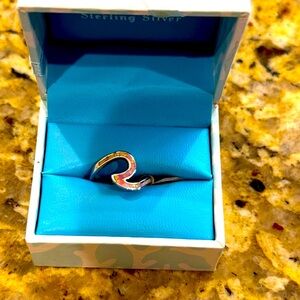 Size 6 Wave Ring Sterling Silver